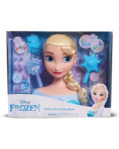 Grandi Giochi FRN79000 - Frozen - Elsa Testa da Pettinare Deluxe