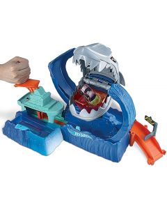Hot Wheels GJL12 - City Playset Pista dello Squalo Robotico