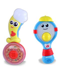 Bontempi Baby Musical Pizza Cutter o Tennis Racket - 700725
