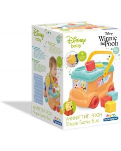 Clementoni 17282 - Baby Clem Disney Winne the Pooh Bus Inserimento Forme