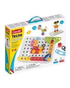 Quercetti 06165 - Tecno Jumbo Starter Set Gioco di costruzioni