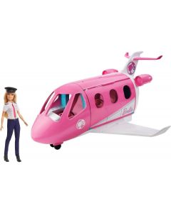 Barbie GJB33 - Playset Aereo con Bambola Pilota